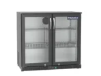 Proex BKB-235H 170L back bar cooler with both glass doors open