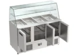 Proex S903SG 3-Door Refrigerated Salad Bar Counter with Glass Display – 368L - Image 2