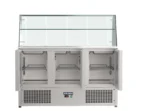 Proex S903SG 3-Door Refrigerated Salad Bar Counter with Glass Display – 368L - Image 6