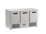 Open Proex S903 SS Top 368L three-door commercial counter fridge