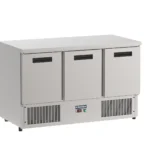 Open Proex S903 SS Top 368L three-door commercial counter fridge