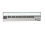 Proex VRX1800/330 Countertop Refrigerated Topping Unit with Glass Canopy – 8 × GN 1/4 - Image 2